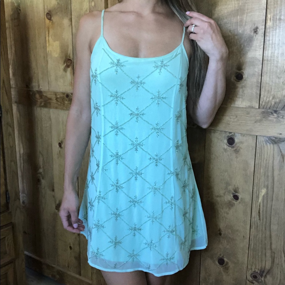 Beaded Slip Dress